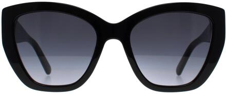 Banana Republic Vierkant Dames Zwart Donkergrijs Kleurverloop BR 3007/S