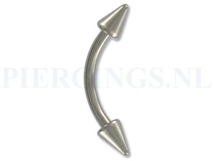 Banana titanium 1.2 mm kleine spikes