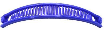 Banana Vis Vorm Haar Klauwen Clips Barette Golvend Tand Sectie Gereedschap Salon Fix Gereedschap Hoofddeksels Vrouwen Meisjes Hairstyling Gereedschap blauw