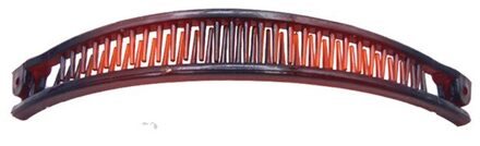 Banana Vis Vorm Haar Klauwen Clips Barette Golvend Tand Sectie Gereedschap Salon Fix Gereedschap Hoofddeksels Vrouwen Meisjes Hairstyling Gereedschap koffie