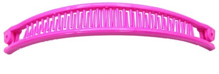 Banana Vis Vorm Haar Klauwen Clips Barette Golvend Tand Sectie Gereedschap Salon Fix Gereedschap Hoofddeksels Vrouwen Meisjes Hairstyling Gereedschap roos rood