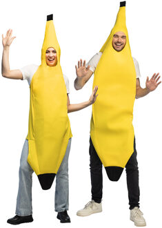 Bananen Outfit Volwassenen Charlie Geel - Beige - Creme