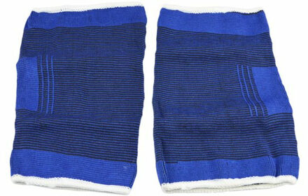 bandage/brace voor knie - volwassenen - universele maat - blauw