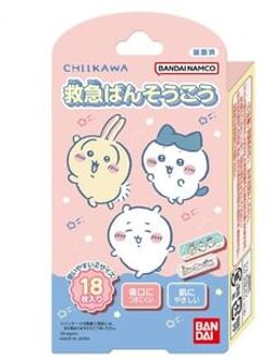 Bandai Chiikawa Characters Bandages (18 pcs)(New Version) 18pcs / 14 designs