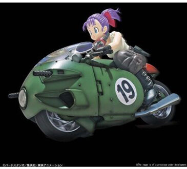 Bandai Dragon Ball Bouwpakket Bulma's Motorcycle Nr.19 Groen
