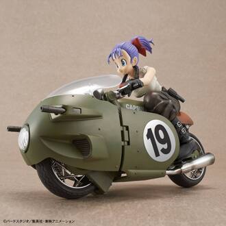 Bandai Dragon Ball Bouwpakket Bulma's Motorcycle Nr.19 Groen