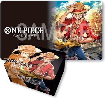 Bandai One Piece Playmat and Storage Box - Monkey D Luffy