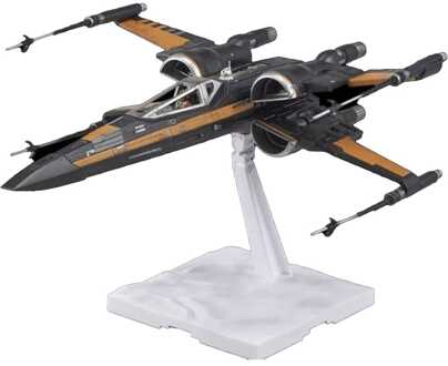 Bandai Star Wars Model Kit 1/72 Poe's X-Wing Fighter 17 cm