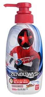 Bandai Zenbu Wash Bakuage Sentai BoonBoomger All In One Shampoo 300ml