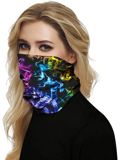 Bandana Male Women Face Chimney Neck Gaiter Face Scarf Scarf Pipe Starry Sky Colorful Face Masks Ski Mask Headband
