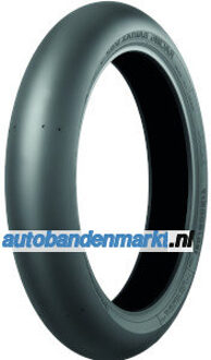 Banden Bridgestone V02 F ( 90/580 R17 TL Rubbermengsel SOFT Medium, NHS, Voorwiel ) zwart