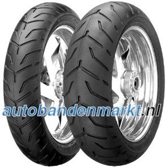 Banden Dunlop D407 H/D ( 180/55B18 TL 80H Achterwiel, M/C ) zwart