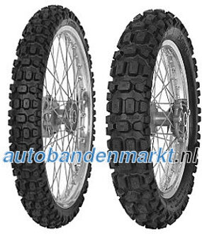 Banden Mitas MC23 Rockrider ( 110/80-18 TT 58P Achterwiel, M+S keurmerk ) zwart