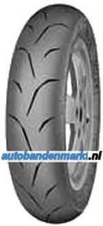 Banden Mitas MC34 ( 100/90-10 TL 56P Achterwiel, Voorwiel ) zwart