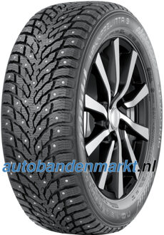 Banden Nokian Hakkapeliitta 9 ( 185/65 R15 92T XL, met spikes ) zwart