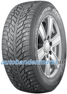 Banden Nokian Hakkapeliitta C4 ( 195/65 R16C 104/102R 8PR Aramid Sidewalls, met spikes ) zwart