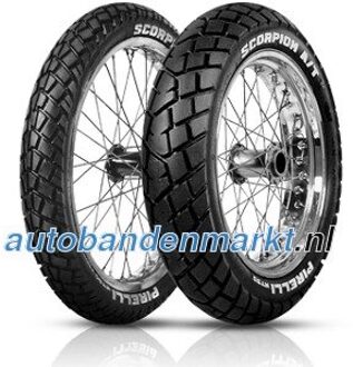 Banden Pirelli SCORPION MT90 A/T ( 110/80-18 TT 58S Achterwiel, M/C, MST ) zwart