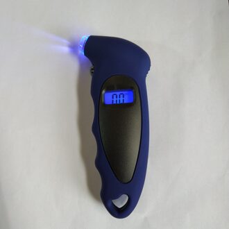 Bandenspanningsmeter Backlight Hoge Precisie Digitale Bandenspanning Monitoring Autoband Luchtdrukmeter Meter Lcd Display blauw