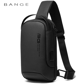 BANGE 2020 New Anti-theft Multifunction Crossbody Bag Shoulder Messenger Bags Male Waterproof Short Trip Chest Bag Pack for Men