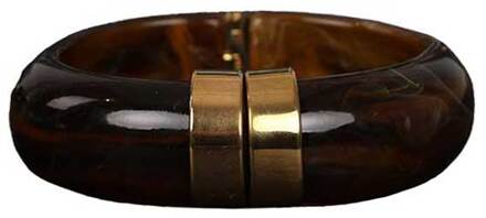 Bangle armband Bold magnetic  bruin - One Size,