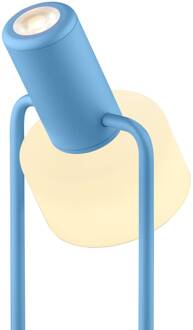 Banji LED tafellamp, pastelblauw, hoogte 37 cm, touchdimmer