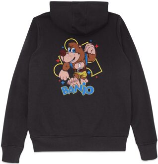 Banjo Unisex Hoodie - Black - XL - Zwart