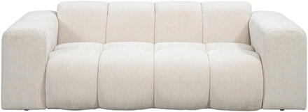 Bank Beau 2-zits - Raven - Stof - Beige - 94x210x74 Cm