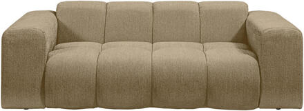 Bank Beau 2-zits - Raven - Stof - Taupe - 94x210x74 Cm