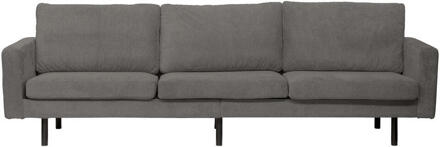 Bank Collin 4-zits - Antraciet - Stof - Grijs - 90x280x81 Cm