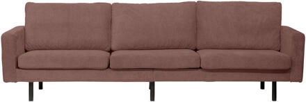 Bank Collin 4-zits - Terra - Stof - Rood - 90x280x81 Cm