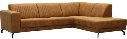 Bank Elia 2,5-zits + hoekziteiland rechts Presley cognac