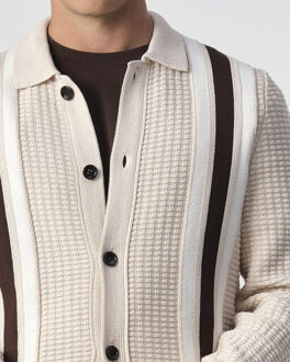 Bank polo long sleeve - maat XL Grijs