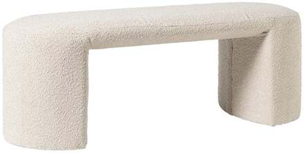 Bank Sara bouclé - beige - 45x120x44 cm