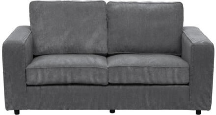 Bank Stuttgart 2-zits - Antraciet - Stof - Grijs - 94x170x80 Cm