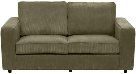 Bank Stuttgart 2-zits - Olijf - Stof - Groen - 94x170x80 Cm