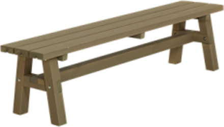 Bank vuren - Country gegrond grijsbruin 37 x 177 x 46 cm