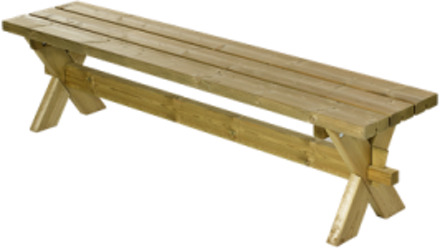 Bank vuren geimpregneerd - Nostalgi 38 x 177 x 44 cm Bruin