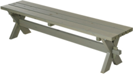 Bank vuren geimpregneerd - Nostalgi grijsbruin 38 x 177 x 44 cm