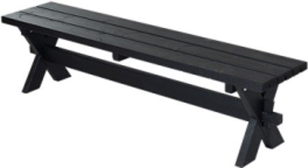Bank vuren geimpregneerd - Nostalgi zwart 38 x 177 x 44 cm