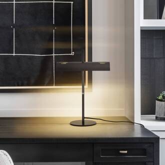 bankierslamp Nysira, modern, grijs metallic, 2-lamps. donkergrijs metallic