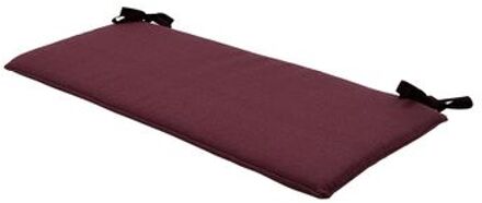 Bankkussen 110x48 - Rood - Bordeaux Recycled Canvas