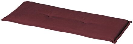 Bankkussen 120x48 Panama bordeaux Rood