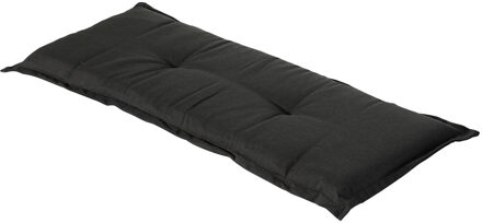 Bankkussen - Rib black - 150x48 - Zwart