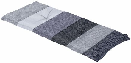 Bankkussen Victoria Grey - (150) 140x48cm Grijs