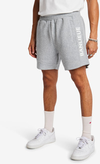 Banlieue B+ 3d Korte Broeken Heren - Grijs - Maat M - Katoen Fleece Grey
