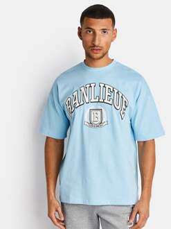 Banlieue B+ Crest - Heren T-shirts Blue - M