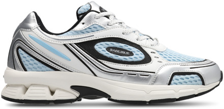 Banlieue The Runner + Sneakers Heren - Blauw - Maat 44 - Mesh/Synthetisch Blue