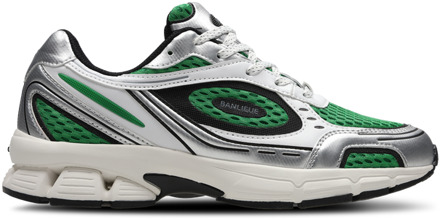 Banlieue The Runner + Sneakers Heren - Groen - Maat 44 - Mesh/Synthetisch Green