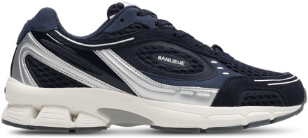 Banlieue The Runner Sneakers Heren - Blauw - Maat 42 - Suède Blue