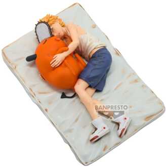 Banpresto Chainsaw Man Break Time Collection PVC Statue Vol. 4: Denki & Pochita 5 cm